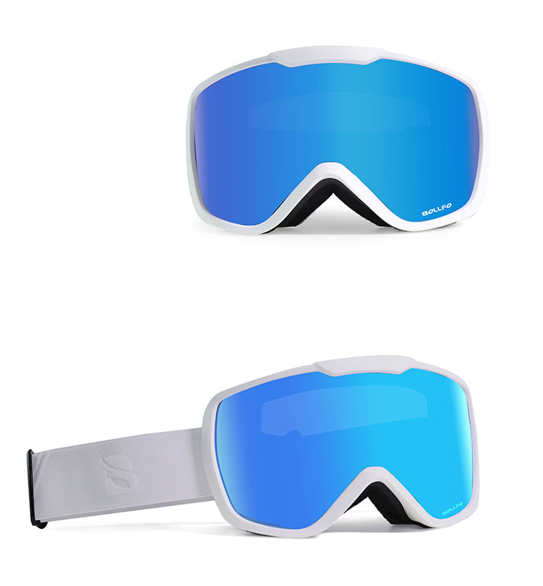 Double Fog-proof Large Cylinder Ski Glasses