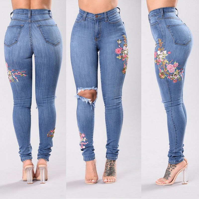 Women's denim pants jeans trousers