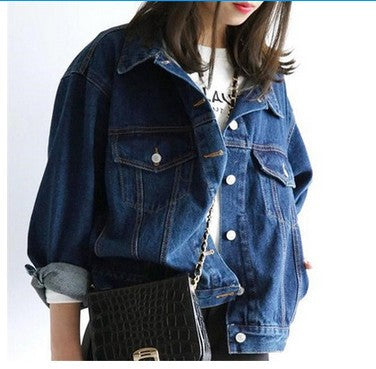 Casual Thick Warm Blue Winter Women Coat Fashion Student Style Autumn Lamb Wool Jeans Denim Jackets Snow Basic Female Coa