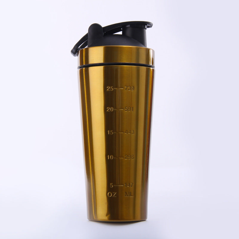 Factory Wholesale Stainless Steel Protein Powder Shaker Cup Multifunctional Fitness Sports Water Cup Fashion Gift Cup Customization