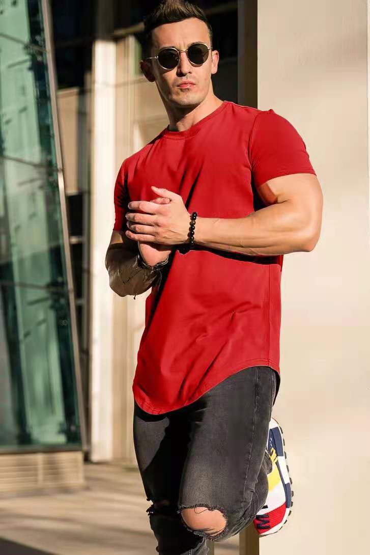 Loose Sports Running Leisure Short Sleeve Fitness Men's T-shirt