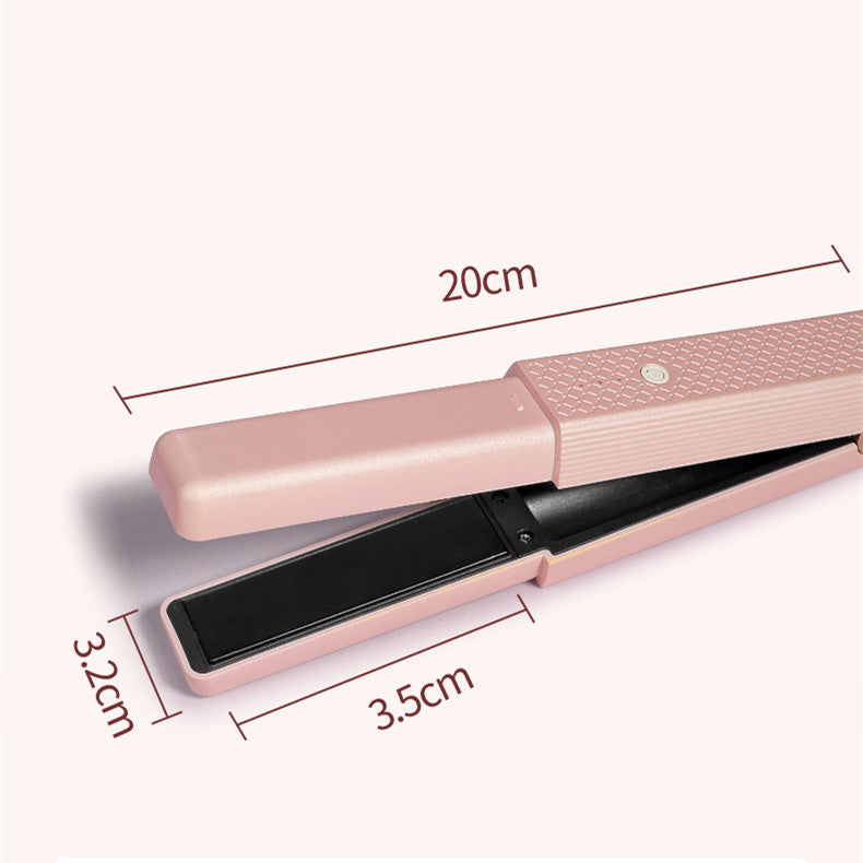 Cordless usb Hair Straightener Mini Portable Flat Iron For Travel